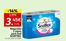 Maskom Supermercados SCOTTEX Megarollo 2 capas oferta