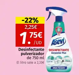 Maskom Supermercados Desinfectante pulverizador oferta