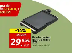 Maskom Supermercados JATA Plancha de Asar eléctrica 2000w oferta