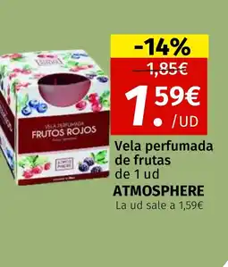 Maskom Supermercados ATMOSPHERE Vela perfumada de frutas oferta