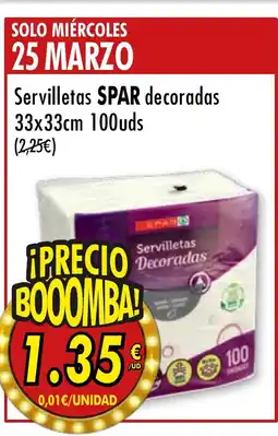 SPAR SPAR Servilletas decoradas oferta