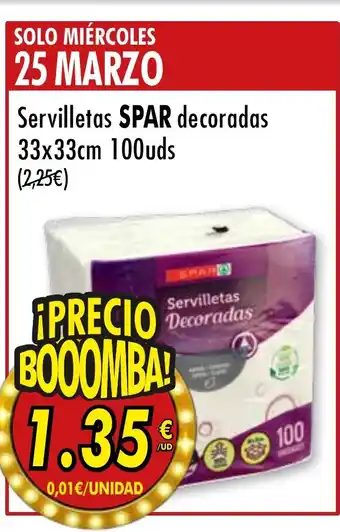 SPAR SPAR Servilletas decoradas oferta