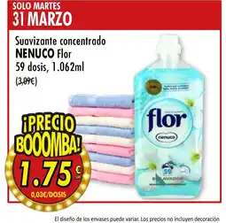 SPAR NENUCO Suavizante concentrado Flor oferta