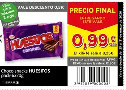 SPAR HUESITOS Choco snacks oferta