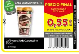 SPAR SPAR Café vaso Cappuccino oferta