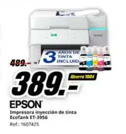 MediaMarkt EPSON Impresora inyección de tinta EcoTank ET-3956 oferta