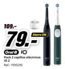 MediaMarkt ORAL B Pack 2 cepillos eléctricos oferta