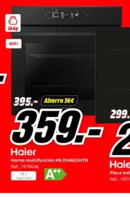 MediaMarkt HAIER Horno multifunción H6 ID4663HTB oferta