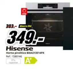 MediaMarkt HISENSE Horno pirolítico B164213E14PX oferta