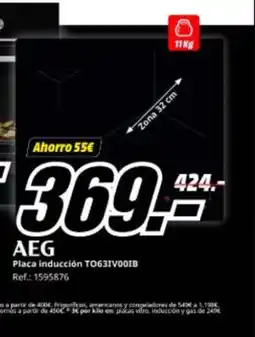 MediaMarkt AEG Placa inducción TO631V00IB oferta