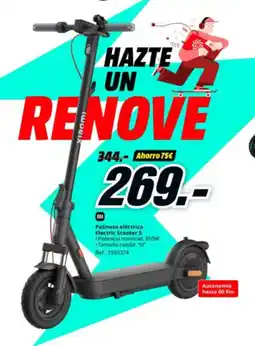 MediaMarkt Patinete eléctrico Electric Scooter 5 oferta