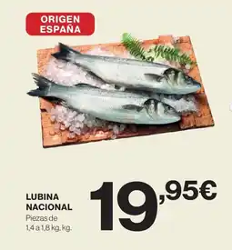Hipercor Lubina nacional oferta