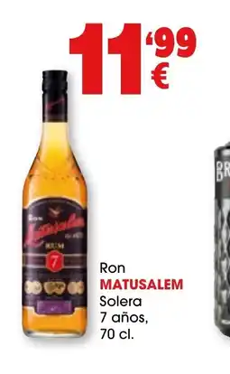 TOP Cash & Carry MATUSALEM Ron Solera 7 años oferta