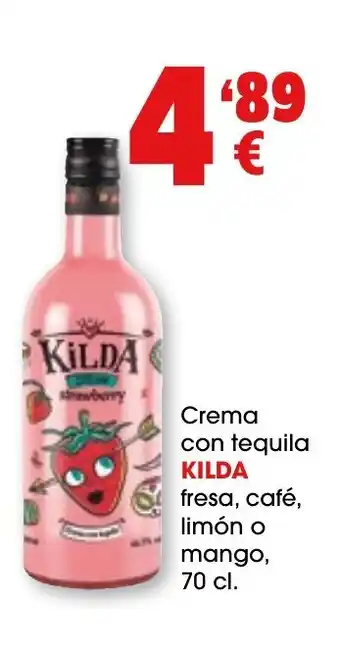 TOP Cash & Carry KILDA Crema con tequila fresa, café, limón o mango oferta