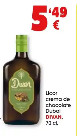 TOP Cash & Carry DIVAN Licor crema de chocolate Dubai oferta