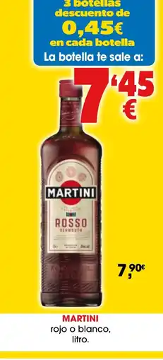 TOP Cash & Carry MARTINI rojo o blanco oferta