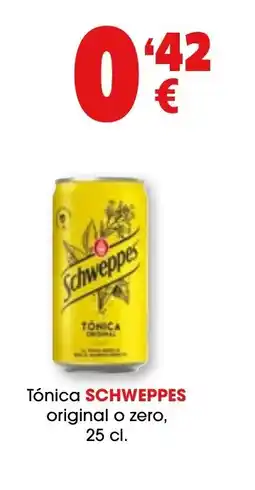 TOP Cash & Carry SCHWEPPES Tónica original o zero oferta