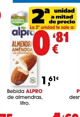 TOP Cash & Carry ALPRO Bebida de almendras oferta