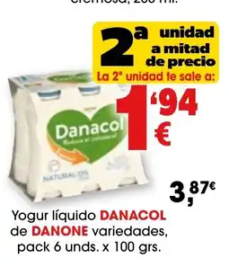 TOP Cash & Carry DANACOL DANONE Yogur líquido variedades. oferta