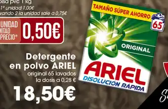 Claudio ARIEL Detergente en polvo oferta