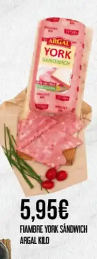 Claudio ARGAL Fiambre york sándwich oferta