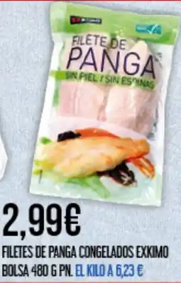 Claudio Filetes de panga congelados exkimo oferta