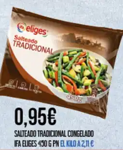 Claudio IFA ELIGES Salteado tradicional congelado oferta