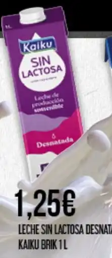 Claudio KAIKU Leche sin lactosa desnatada oferta