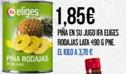 Claudio IFA ELIGES Piña en su jugo rodajas oferta