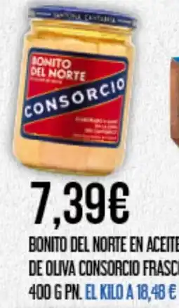 Claudio CONSORCIO Bonito del norte en aceite de oliva frasco oferta