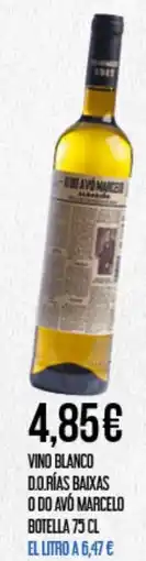 Claudio Vino blanco d.o.rías baixas o do avó marcelo oferta
