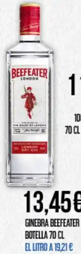 Claudio BEEFEATER Ginebra oferta