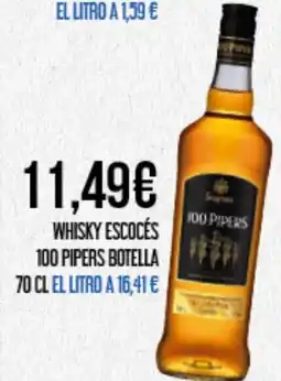 Claudio 100 PIPERS Whisky escocés oferta