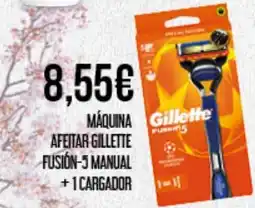 Claudio GILLETTE Maquina gillette afeitar fusión-5 manual +1 cargador oferta