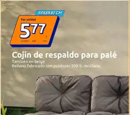 Action Cojín de respaldo para palé oferta