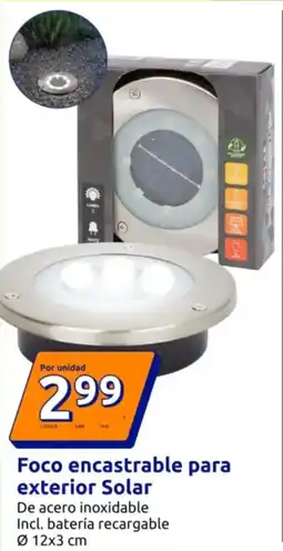 Action Foco encastrable para exterior Solar oferta