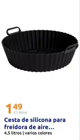 Action Cesta de silicona para Freidora de aire... oferta