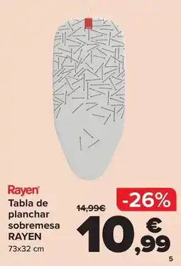 Carrefour Rayen - tabla de planchar sobremesa oferta