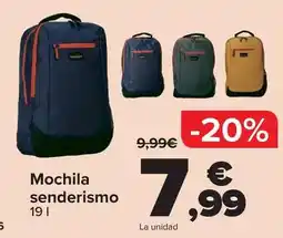 Carrefour Mochila senderismo oferta
