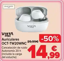 Carrefour Vieta pro - auriculares oct-tw20wnc oferta