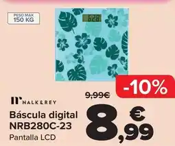 Carrefour Nalk & rey - bascula digital nrb280c-23 oferta