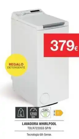 Milar WHIRLPOOL Lavadora tdlr7220ss oferta