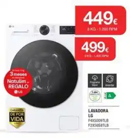 Milar LG Lavadora f4x5009tlb f2x50s8tlb oferta