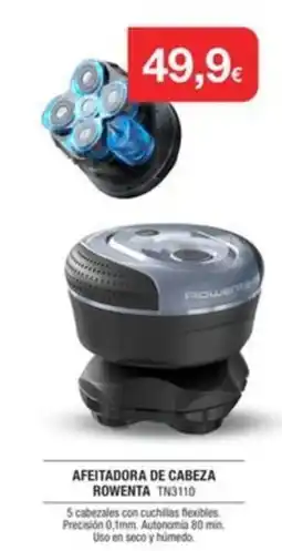 Milar ROWENTA Afeitadora de cabeza tn3110 oferta