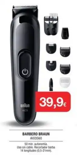Milar BRAUN Barbero ai03560 oferta