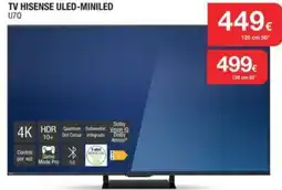 Milar HISENSE Tv uled-miniled u7q oferta