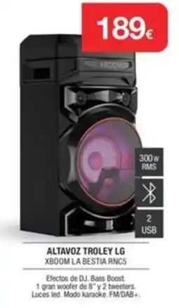Milar LG Altavoz troley oferta