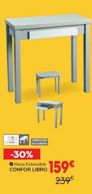 Conforama Mesa extensible oferta