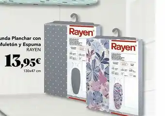 Gadis Funda Planchar Con Muletón Y Espuma Rayen oferta