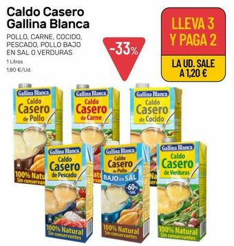 AhorraMas Caldo gallina blanca oferta